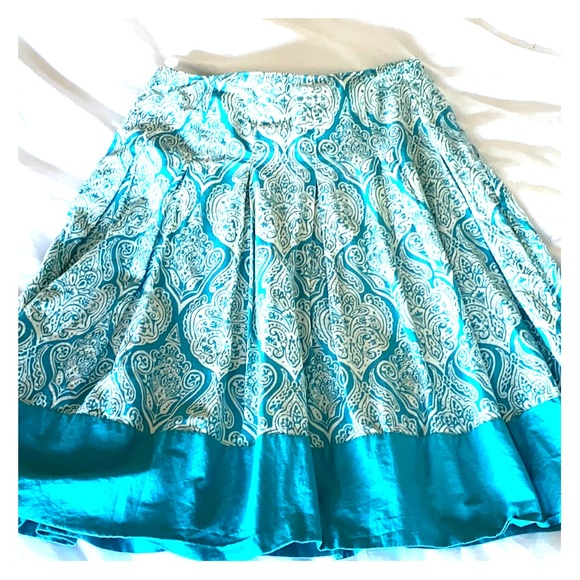 Apt. 9 Dresses & Skirts - Apt 9 paisley skirt, loose pleats, lined